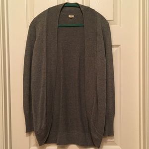 J. Crew grey cardigan